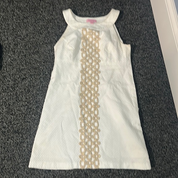 Lilly Pulitzer | Dresses | Lilly Pulitzer White And Gold Shift | Poshmark Lilly Pulitzer | Dresses | Lilly Pulitzer White And Gold Shift | Poshmark